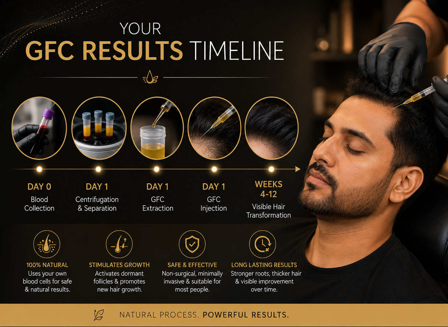 GFC treatment hair regrowth results