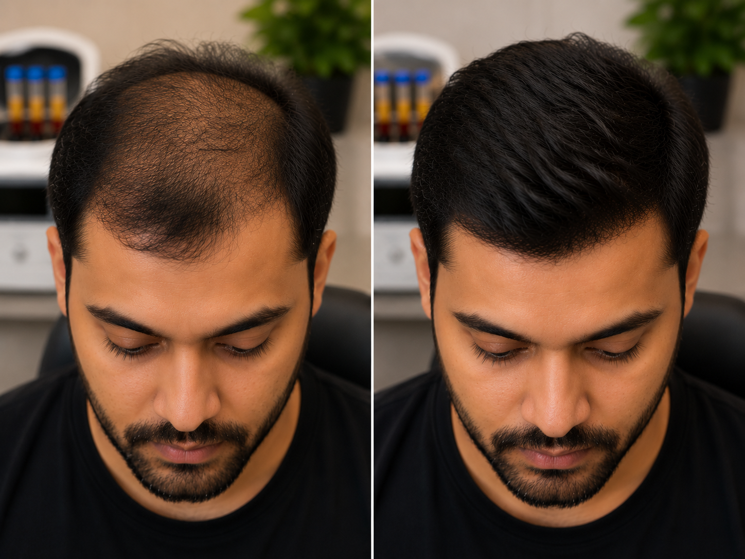 Before PRP treatment